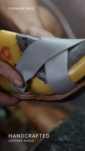 The making of Handcrafted Leather Shoes