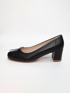 Ballet Block Heel Pumps