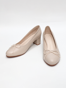 Ballet Block Heel Pumps