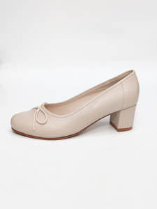 Ballet Block Heel Pumps