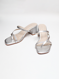 Square Toe Block Heeled Sandals