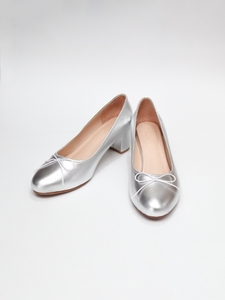 Ballet Block Heel Pumps