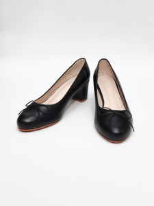 Ballet Block Heel Pumps