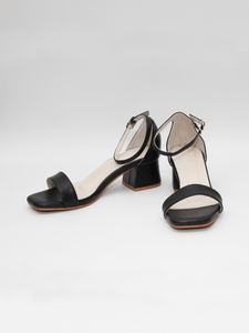 Low stacked heel sandals online